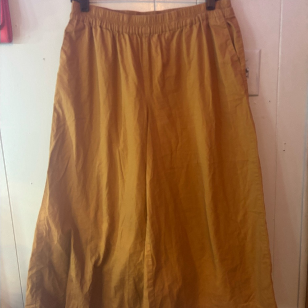 Who What Wear Golden Maxi Skirt